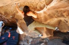 Bouldering in Hueco Tanks on 11/03/2018 with Blue Lizard Climbing and Yoga

Filename: SRM_20181103_1512320.jpg
Aperture: f/4.0
Shutter Speed: 1/320
Body: Canon EOS-1D Mark II
Lens: Canon EF 16-35mm f/2.8 L