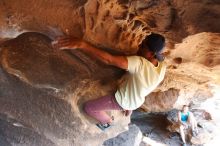 Bouldering in Hueco Tanks on 11/03/2018 with Blue Lizard Climbing and Yoga

Filename: SRM_20181103_1535550.jpg
Aperture: f/4.0
Shutter Speed: 1/160
Body: Canon EOS-1D Mark II
Lens: Canon EF 16-35mm f/2.8 L