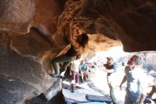 Bouldering in Hueco Tanks on 11/03/2018 with Blue Lizard Climbing and Yoga

Filename: SRM_20181103_1536520.jpg
Aperture: f/4.0
Shutter Speed: 1/400
Body: Canon EOS-1D Mark II
Lens: Canon EF 16-35mm f/2.8 L