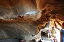 Bouldering in Hueco Tanks on 11/03/2018 with Blue Lizard Climbing and Yoga

Filename: SRM_20181103_1543241.jpg
Aperture: f/4.0
Shutter Speed: 1/320
Body: Canon EOS-1D Mark II
Lens: Canon EF 16-35mm f/2.8 L