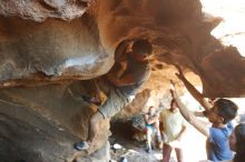 Bouldering in Hueco Tanks on 11/03/2018 with Blue Lizard Climbing and Yoga

Filename: SRM_20181103_1543360.jpg
Aperture: f/4.0
Shutter Speed: 1/400
Body: Canon EOS-1D Mark II
Lens: Canon EF 16-35mm f/2.8 L