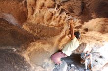 Bouldering in Hueco Tanks on 11/03/2018 with Blue Lizard Climbing and Yoga

Filename: SRM_20181103_1544270.jpg
Aperture: f/4.0
Shutter Speed: 1/400
Body: Canon EOS-1D Mark II
Lens: Canon EF 16-35mm f/2.8 L