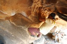 Bouldering in Hueco Tanks on 11/03/2018 with Blue Lizard Climbing and Yoga

Filename: SRM_20181103_1544390.jpg
Aperture: f/2.8
Shutter Speed: 1/200
Body: Canon EOS-1D Mark II
Lens: Canon EF 16-35mm f/2.8 L
