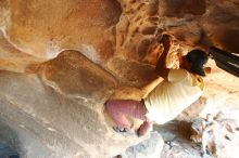 Bouldering in Hueco Tanks on 11/03/2018 with Blue Lizard Climbing and Yoga

Filename: SRM_20181103_1544401.jpg
Aperture: f/2.8
Shutter Speed: 1/200
Body: Canon EOS-1D Mark II
Lens: Canon EF 16-35mm f/2.8 L