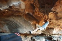 Bouldering in Hueco Tanks on 11/03/2018 with Blue Lizard Climbing and Yoga

Filename: SRM_20181103_1612240.jpg
Aperture: f/2.8
Shutter Speed: 1/200
Body: Canon EOS-1D Mark II
Lens: Canon EF 16-35mm f/2.8 L