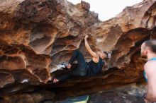 Bouldering in Hueco Tanks on 11/03/2018 with Blue Lizard Climbing and Yoga

Filename: SRM_20181103_1635460.jpg
Aperture: f/4.0
Shutter Speed: 1/250
Body: Canon EOS-1D Mark II
Lens: Canon EF 16-35mm f/2.8 L