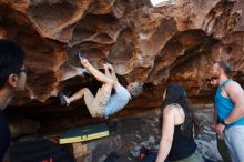 Bouldering in Hueco Tanks on 11/03/2018 with Blue Lizard Climbing and Yoga

Filename: SRM_20181103_1638110.jpg
Aperture: f/4.0
Shutter Speed: 1/320
Body: Canon EOS-1D Mark II
Lens: Canon EF 16-35mm f/2.8 L