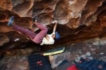 Bouldering in Hueco Tanks on 11/03/2018 with Blue Lizard Climbing and Yoga

Filename: SRM_20181103_1642320.jpg
Aperture: f/5.0
Shutter Speed: 1/250
Body: Canon EOS-1D Mark II
Lens: Canon EF 16-35mm f/2.8 L