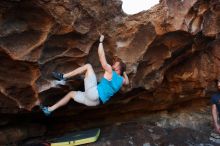 Bouldering in Hueco Tanks on 11/03/2018 with Blue Lizard Climbing and Yoga

Filename: SRM_20181103_1644070.jpg
Aperture: f/5.0
Shutter Speed: 1/320
Body: Canon EOS-1D Mark II
Lens: Canon EF 16-35mm f/2.8 L