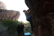 Bouldering in Hueco Tanks on 11/04/2018 with Blue Lizard Climbing and Yoga

Filename: SRM_20181104_0955270.jpg
Aperture: f/4.0
Shutter Speed: 1/1000
Body: Canon EOS-1D Mark II
Lens: Canon EF 16-35mm f/2.8 L