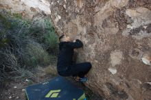 Bouldering in Hueco Tanks on 11/04/2018 with Blue Lizard Climbing and Yoga

Filename: SRM_20181104_0959240.jpg
Aperture: f/5.0
Shutter Speed: 1/250
Body: Canon EOS-1D Mark II
Lens: Canon EF 16-35mm f/2.8 L