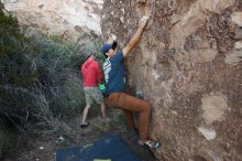 Bouldering in Hueco Tanks on 11/04/2018 with Blue Lizard Climbing and Yoga

Filename: SRM_20181104_1006580.jpg
Aperture: f/5.0
Shutter Speed: 1/250
Body: Canon EOS-1D Mark II
Lens: Canon EF 16-35mm f/2.8 L