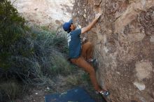 Bouldering in Hueco Tanks on 11/04/2018 with Blue Lizard Climbing and Yoga

Filename: SRM_20181104_1006590.jpg
Aperture: f/5.0
Shutter Speed: 1/250
Body: Canon EOS-1D Mark II
Lens: Canon EF 16-35mm f/2.8 L