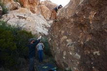 Bouldering in Hueco Tanks on 11/04/2018 with Blue Lizard Climbing and Yoga

Filename: SRM_20181104_1007290.jpg
Aperture: f/5.0
Shutter Speed: 1/500
Body: Canon EOS-1D Mark II
Lens: Canon EF 16-35mm f/2.8 L