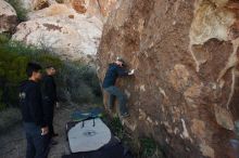 Bouldering in Hueco Tanks on 11/04/2018 with Blue Lizard Climbing and Yoga

Filename: SRM_20181104_1008490.jpg
Aperture: f/5.6
Shutter Speed: 1/250
Body: Canon EOS-1D Mark II
Lens: Canon EF 16-35mm f/2.8 L