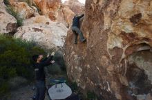 Bouldering in Hueco Tanks on 11/04/2018 with Blue Lizard Climbing and Yoga

Filename: SRM_20181104_1009370.jpg
Aperture: f/5.6
Shutter Speed: 1/320
Body: Canon EOS-1D Mark II
Lens: Canon EF 16-35mm f/2.8 L