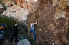 Bouldering in Hueco Tanks on 11/04/2018 with Blue Lizard Climbing and Yoga

Filename: SRM_20181104_1010340.jpg
Aperture: f/5.6
Shutter Speed: 1/320
Body: Canon EOS-1D Mark II
Lens: Canon EF 16-35mm f/2.8 L