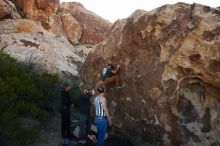 Bouldering in Hueco Tanks on 11/04/2018 with Blue Lizard Climbing and Yoga

Filename: SRM_20181104_1014000.jpg
Aperture: f/5.6
Shutter Speed: 1/400
Body: Canon EOS-1D Mark II
Lens: Canon EF 16-35mm f/2.8 L