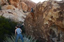 Bouldering in Hueco Tanks on 11/04/2018 with Blue Lizard Climbing and Yoga

Filename: SRM_20181104_1014310.jpg
Aperture: f/5.6
Shutter Speed: 1/400
Body: Canon EOS-1D Mark II
Lens: Canon EF 16-35mm f/2.8 L