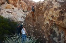 Bouldering in Hueco Tanks on 11/04/2018 with Blue Lizard Climbing and Yoga

Filename: SRM_20181104_1014330.jpg
Aperture: f/5.6
Shutter Speed: 1/400
Body: Canon EOS-1D Mark II
Lens: Canon EF 16-35mm f/2.8 L