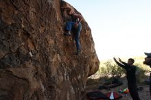 Bouldering in Hueco Tanks on 11/04/2018 with Blue Lizard Climbing and Yoga

Filename: SRM_20181104_1017530.jpg
Aperture: f/5.6
Shutter Speed: 1/800
Body: Canon EOS-1D Mark II
Lens: Canon EF 16-35mm f/2.8 L