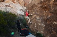 Bouldering in Hueco Tanks on 11/04/2018 with Blue Lizard Climbing and Yoga

Filename: SRM_20181104_1027550.jpg
Aperture: f/5.0
Shutter Speed: 1/400
Body: Canon EOS-1D Mark II
Lens: Canon EF 16-35mm f/2.8 L