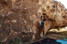 Bouldering in Hueco Tanks on 11/04/2018 with Blue Lizard Climbing and Yoga

Filename: SRM_20181104_1028460.jpg
Aperture: f/5.0
Shutter Speed: 1/250
Body: Canon EOS-1D Mark II
Lens: Canon EF 16-35mm f/2.8 L