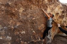 Bouldering in Hueco Tanks on 11/04/2018 with Blue Lizard Climbing and Yoga

Filename: SRM_20181104_1030590.jpg
Aperture: f/5.0
Shutter Speed: 1/320
Body: Canon EOS-1D Mark II
Lens: Canon EF 16-35mm f/2.8 L