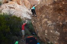 Bouldering in Hueco Tanks on 11/04/2018 with Blue Lizard Climbing and Yoga

Filename: SRM_20181104_1031230.jpg
Aperture: f/5.0
Shutter Speed: 1/400
Body: Canon EOS-1D Mark II
Lens: Canon EF 16-35mm f/2.8 L