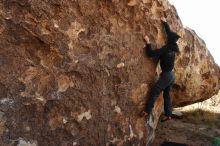 Bouldering in Hueco Tanks on 11/04/2018 with Blue Lizard Climbing and Yoga

Filename: SRM_20181104_1032390.jpg
Aperture: f/5.0
Shutter Speed: 1/320
Body: Canon EOS-1D Mark II
Lens: Canon EF 16-35mm f/2.8 L