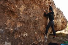 Bouldering in Hueco Tanks on 11/04/2018 with Blue Lizard Climbing and Yoga

Filename: SRM_20181104_1032391.jpg
Aperture: f/5.0
Shutter Speed: 1/320
Body: Canon EOS-1D Mark II
Lens: Canon EF 16-35mm f/2.8 L