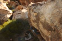 Bouldering in Hueco Tanks on 11/04/2018 with Blue Lizard Climbing and Yoga

Filename: SRM_20181104_1039110.jpg
Aperture: f/5.6
Shutter Speed: 1/1000
Body: Canon EOS-1D Mark II
Lens: Canon EF 16-35mm f/2.8 L