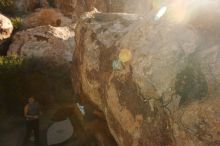 Bouldering in Hueco Tanks on 11/04/2018 with Blue Lizard Climbing and Yoga

Filename: SRM_20181104_1039240.jpg
Aperture: f/5.6
Shutter Speed: 1/1600
Body: Canon EOS-1D Mark II
Lens: Canon EF 16-35mm f/2.8 L