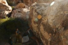 Bouldering in Hueco Tanks on 11/04/2018 with Blue Lizard Climbing and Yoga

Filename: SRM_20181104_1039410.jpg
Aperture: f/5.6
Shutter Speed: 1/1250
Body: Canon EOS-1D Mark II
Lens: Canon EF 16-35mm f/2.8 L