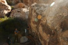 Bouldering in Hueco Tanks on 11/04/2018 with Blue Lizard Climbing and Yoga

Filename: SRM_20181104_1039411.jpg
Aperture: f/5.6
Shutter Speed: 1/1250
Body: Canon EOS-1D Mark II
Lens: Canon EF 16-35mm f/2.8 L