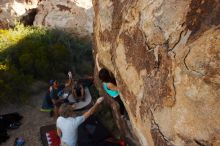 Bouldering in Hueco Tanks on 11/04/2018 with Blue Lizard Climbing and Yoga

Filename: SRM_20181104_1043340.jpg
Aperture: f/5.6
Shutter Speed: 1/400
Body: Canon EOS-1D Mark II
Lens: Canon EF 16-35mm f/2.8 L