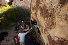 Bouldering in Hueco Tanks on 11/04/2018 with Blue Lizard Climbing and Yoga

Filename: SRM_20181104_1043351.jpg
Aperture: f/5.6
Shutter Speed: 1/400
Body: Canon EOS-1D Mark II
Lens: Canon EF 16-35mm f/2.8 L