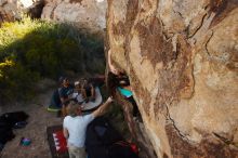 Bouldering in Hueco Tanks on 11/04/2018 with Blue Lizard Climbing and Yoga

Filename: SRM_20181104_1043360.jpg
Aperture: f/5.6
Shutter Speed: 1/400
Body: Canon EOS-1D Mark II
Lens: Canon EF 16-35mm f/2.8 L