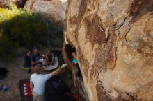 Bouldering in Hueco Tanks on 11/04/2018 with Blue Lizard Climbing and Yoga

Filename: SRM_20181104_1043372.jpg
Aperture: f/5.6
Shutter Speed: 1/500
Body: Canon EOS-1D Mark II
Lens: Canon EF 16-35mm f/2.8 L