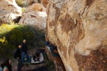 Bouldering in Hueco Tanks on 11/04/2018 with Blue Lizard Climbing and Yoga

Filename: SRM_20181104_1045091.jpg
Aperture: f/5.6
Shutter Speed: 1/400
Body: Canon EOS-1D Mark II
Lens: Canon EF 16-35mm f/2.8 L