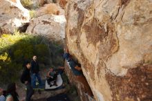 Bouldering in Hueco Tanks on 11/04/2018 with Blue Lizard Climbing and Yoga

Filename: SRM_20181104_1045101.jpg
Aperture: f/5.6
Shutter Speed: 1/320
Body: Canon EOS-1D Mark II
Lens: Canon EF 16-35mm f/2.8 L