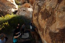 Bouldering in Hueco Tanks on 11/04/2018 with Blue Lizard Climbing and Yoga

Filename: SRM_20181104_1045340.jpg
Aperture: f/5.6
Shutter Speed: 1/800
Body: Canon EOS-1D Mark II
Lens: Canon EF 16-35mm f/2.8 L