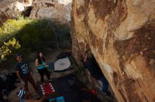 Bouldering in Hueco Tanks on 11/04/2018 with Blue Lizard Climbing and Yoga

Filename: SRM_20181104_1046250.jpg
Aperture: f/5.6
Shutter Speed: 1/500
Body: Canon EOS-1D Mark II
Lens: Canon EF 16-35mm f/2.8 L