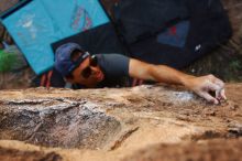 Bouldering in Hueco Tanks on 11/04/2018 with Blue Lizard Climbing and Yoga

Filename: SRM_20181104_1051440.jpg
Aperture: f/5.6
Shutter Speed: 1/320
Body: Canon EOS-1D Mark II
Lens: Canon EF 16-35mm f/2.8 L