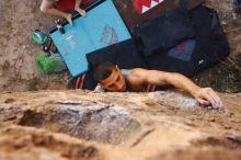 Bouldering in Hueco Tanks on 11/04/2018 with Blue Lizard Climbing and Yoga

Filename: SRM_20181104_1054070.jpg
Aperture: f/4.0
Shutter Speed: 1/320
Body: Canon EOS-1D Mark II
Lens: Canon EF 16-35mm f/2.8 L