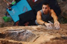 Bouldering in Hueco Tanks on 11/04/2018 with Blue Lizard Climbing and Yoga

Filename: SRM_20181104_1054210.jpg
Aperture: f/4.0
Shutter Speed: 1/400
Body: Canon EOS-1D Mark II
Lens: Canon EF 16-35mm f/2.8 L