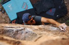 Bouldering in Hueco Tanks on 11/04/2018 with Blue Lizard Climbing and Yoga

Filename: SRM_20181104_1058230.jpg
Aperture: f/4.0
Shutter Speed: 1/320
Body: Canon EOS-1D Mark II
Lens: Canon EF 16-35mm f/2.8 L