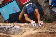 Bouldering in Hueco Tanks on 11/04/2018 with Blue Lizard Climbing and Yoga

Filename: SRM_20181104_1058310.jpg
Aperture: f/4.0
Shutter Speed: 1/320
Body: Canon EOS-1D Mark II
Lens: Canon EF 16-35mm f/2.8 L