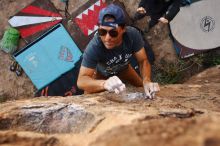 Bouldering in Hueco Tanks on 11/04/2018 with Blue Lizard Climbing and Yoga

Filename: SRM_20181104_1100210.jpg
Aperture: f/4.0
Shutter Speed: 1/250
Body: Canon EOS-1D Mark II
Lens: Canon EF 16-35mm f/2.8 L