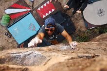 Bouldering in Hueco Tanks on 11/04/2018 with Blue Lizard Climbing and Yoga

Filename: SRM_20181104_1100220.jpg
Aperture: f/4.0
Shutter Speed: 1/250
Body: Canon EOS-1D Mark II
Lens: Canon EF 16-35mm f/2.8 L